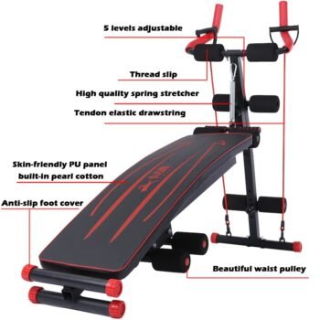 Supine Board Push Ups Fitness Equipment Beauty Waist Machine Rowing Machine Home