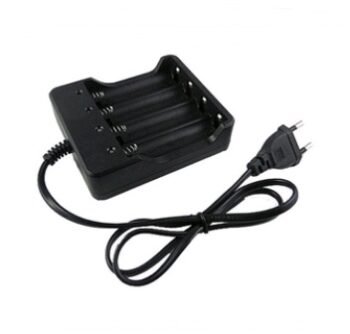 18650 lithium battery charger 4 slot 18650 four charge line charger 3.7v4.2v strong light flashlight charger