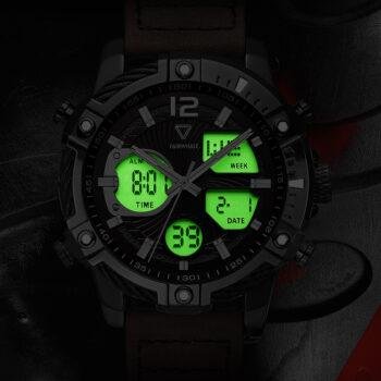 Luminous waterproof non-mechanical watches