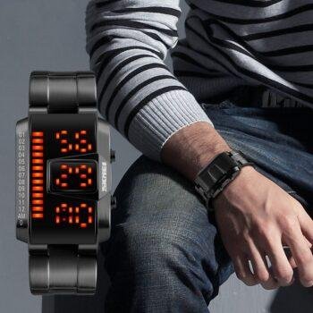 Men's trendy watches waterproof personality creativity