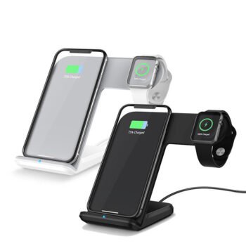 Mobile phone watch two in one wireless charger