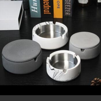 Nordic Style Household Cement Ashtray