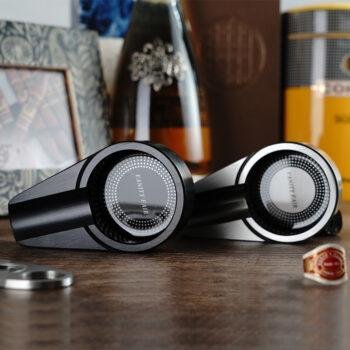 Cigar Ashtray Single Slot Atmosphere Living Room Ash Cylinder Metal Ashtray Easy To Clean