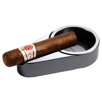 Cigar Ashtray Single Slot Atmosphere Living Room Ash Cylinder Metal Ashtray Easy To Clean