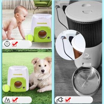 Tennis Automatic Food Spill Reward Machine Serve Pinball Machine