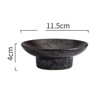 Japanese Style Ceramic Dish High Leg Seasoning