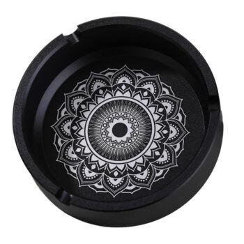 Round thickened aluminum alloy ashtray