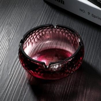 Nordic Light Luxury Glass Ashtray Household