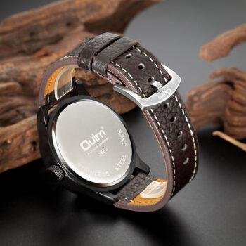 Leather Watches Decorative Compass Big Size Male Watch Relogio Masculino