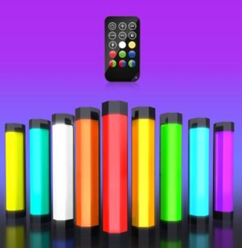 P200 Handheld Fill Light Tube RGB Dimmable LED Charging