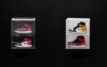 High-top shoe storage box