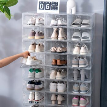 Transparent Drawer Type Plastic Storage Dustproof And Moisture-proof Shoe Box