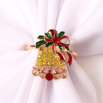 Christmas Tree Napkin Ring Snowflake Napkin Button