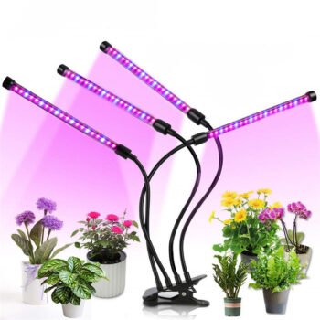 Long Hose Clamp Plant Growth Light Indoor Flower Planting Light Dimmable And Can Be Set Timing