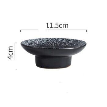 Japanese Style Ceramic Dish High Leg Seasoning