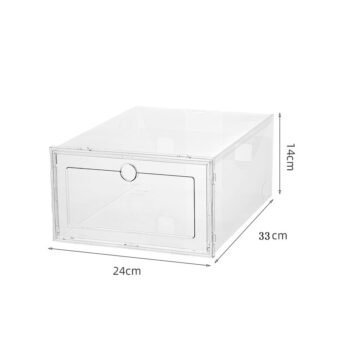 Transparent Drawer Type Plastic Storage Dustproof And Moisture-proof Shoe Box